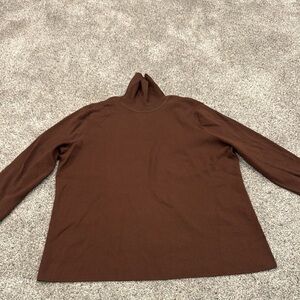 Anna Klein women 's Brown Turtleneck Sweater